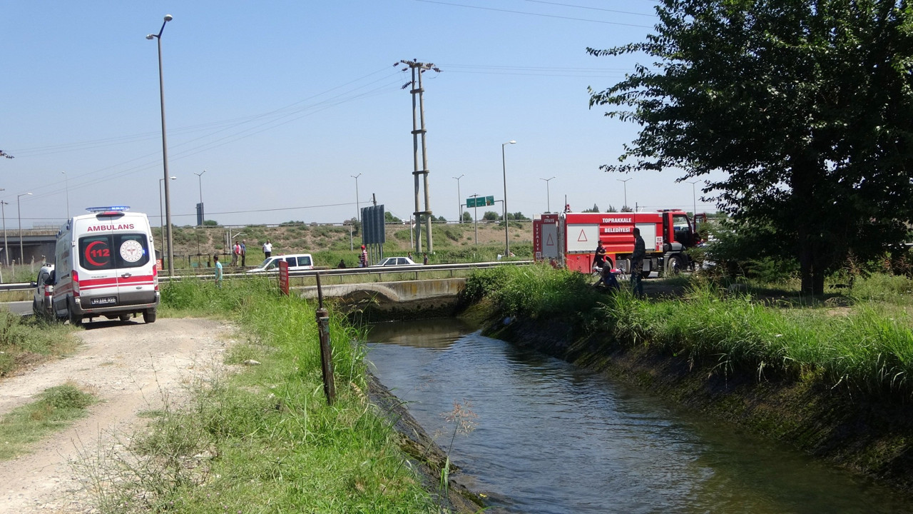 Sulama kanalına düşen çocuk kayboldu
