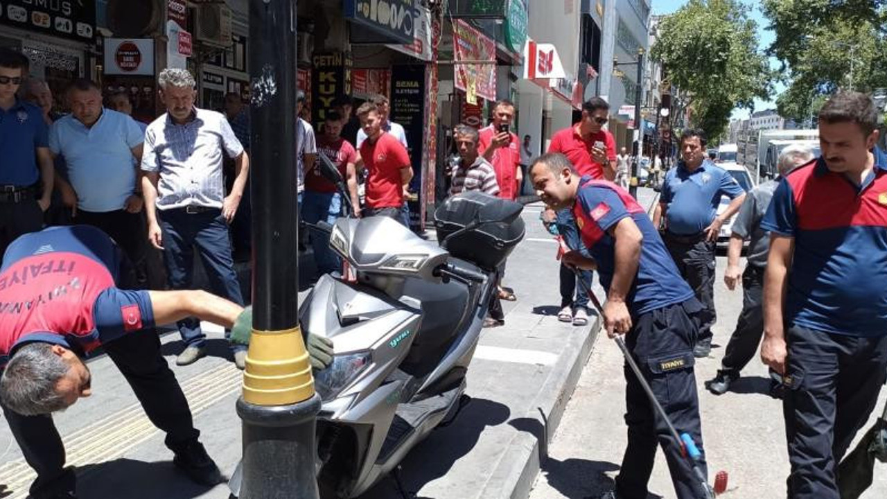 Motosiklette görüldü. Kimse korkudan yanına bile gidemedi