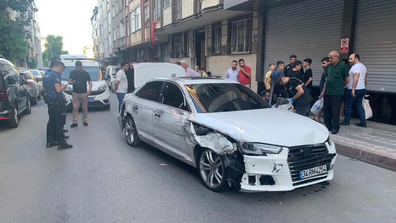 Lüks aracı çalan çocuklar ortalığı savaş alanına çevirdi