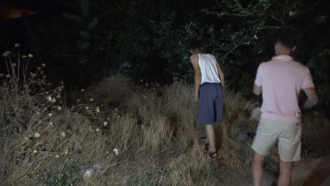 Polis ve mahalleli didik didik aradı. Otların arasında yakalandı