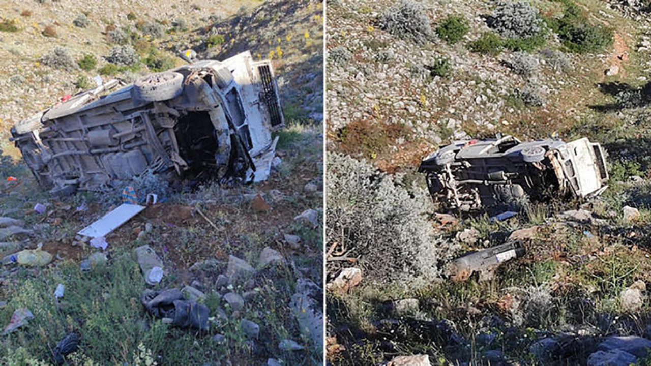 Tarım işçilerini taşıyan minibüs devrildi: 2 ölü, 17 yaralı