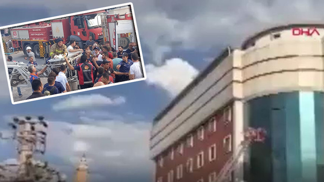 Hastanede yangın! Bebeklerin de olduğu hastalar tahliye ediliyor....