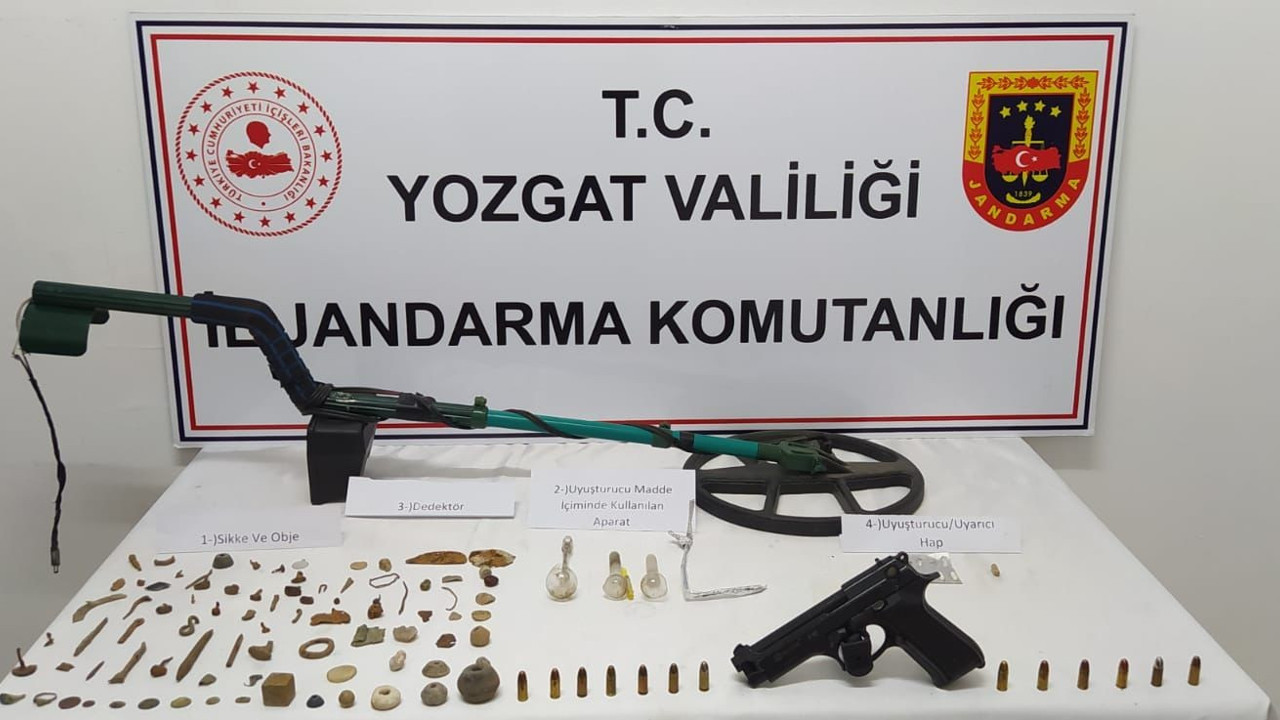 Yozgat’ta tarihi eser operasyonu: 107 eser ele geçirildi