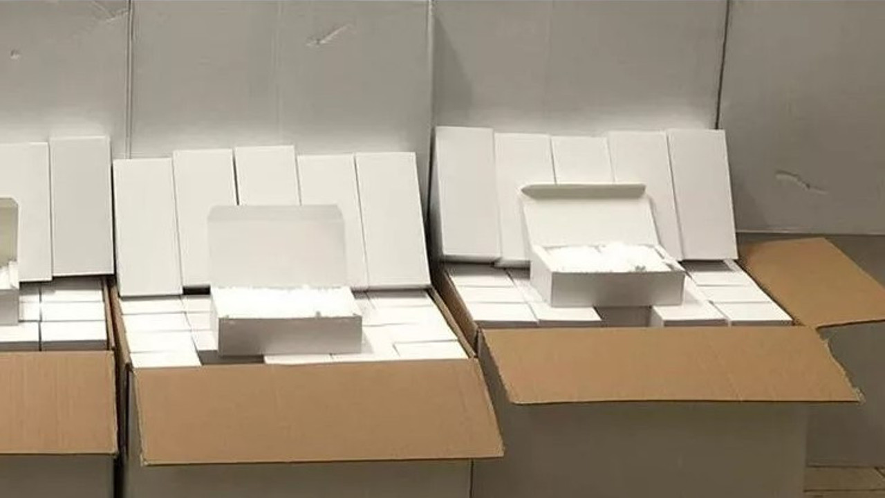 3 milyon 379 bin makaron ele geçirildi