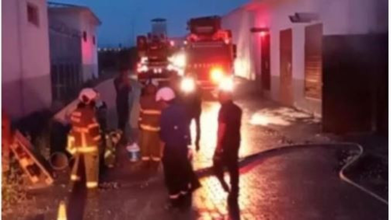 Bandırma'da cezaevinde yangın