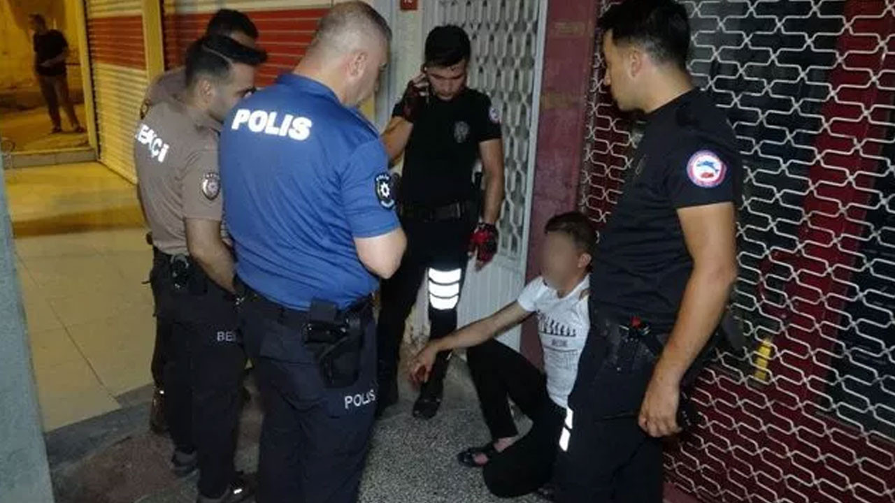 Laf attığı kadının kocası duydu. Meydan dayağından polisler zor kurtardı