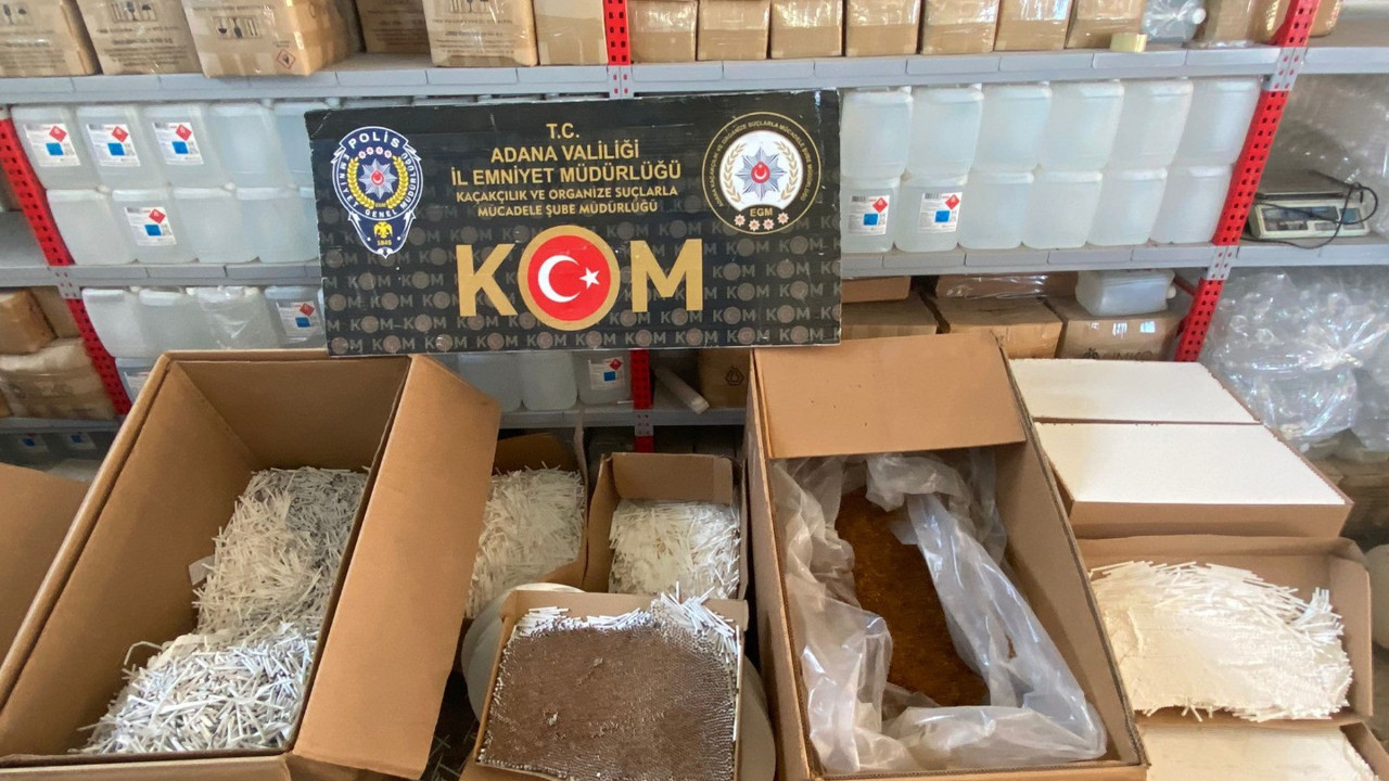 Adana’da 21 milyon kaçak makaron ele geçirildi