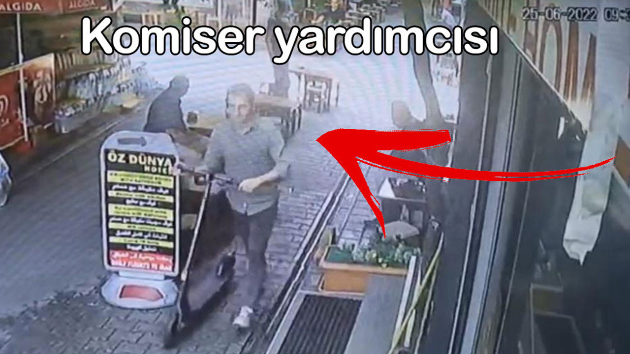 Polis kapkaççının peşine bakın neyle düştü. Amansız takip karakolda sonuçlandı