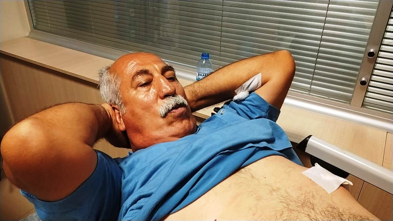 Evinin bahçesinde otururken göğsüne mermi saplandı