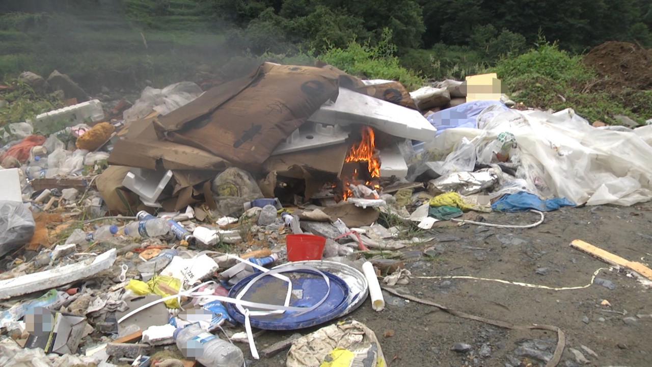 Taş ocağı yerini çöplüğe bıraktı