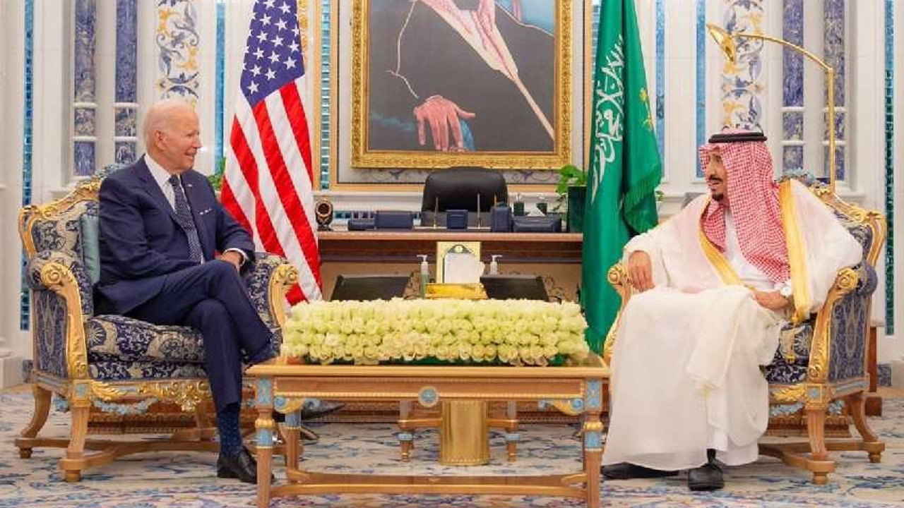 Suudi Arabistan İsrail'e hava sahasını açtı. ABD Başkanı Bıden Kral Selman'la görüştü