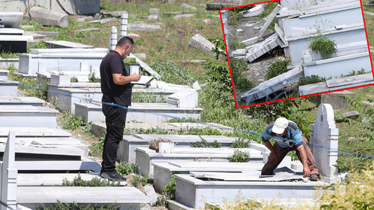 Musevi Mezarlığı'nda tahrip edilen mezar taşları yeniden yaptırılıyor