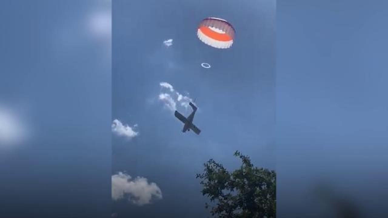 Yunanistan'da uçak düştü