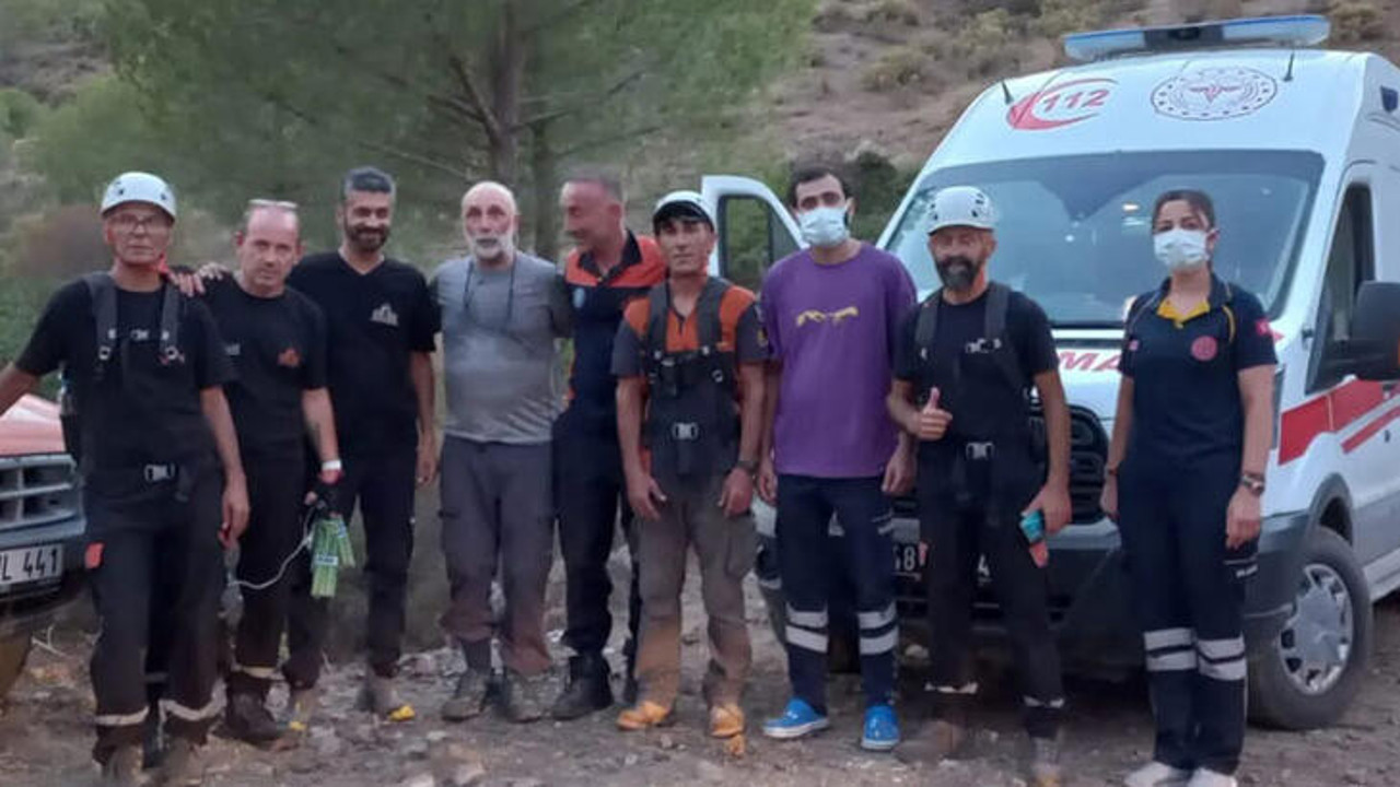 Yürüyüşe çıktığı dağda mahsur kaldı, 5 saat sonra kurtarıldı