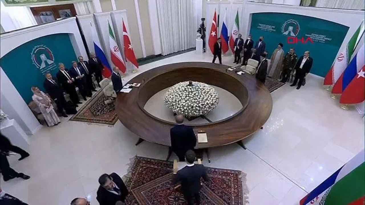 Son dakika... Tahran'daki Türkiye-İran-Rusya zirvesi başladı