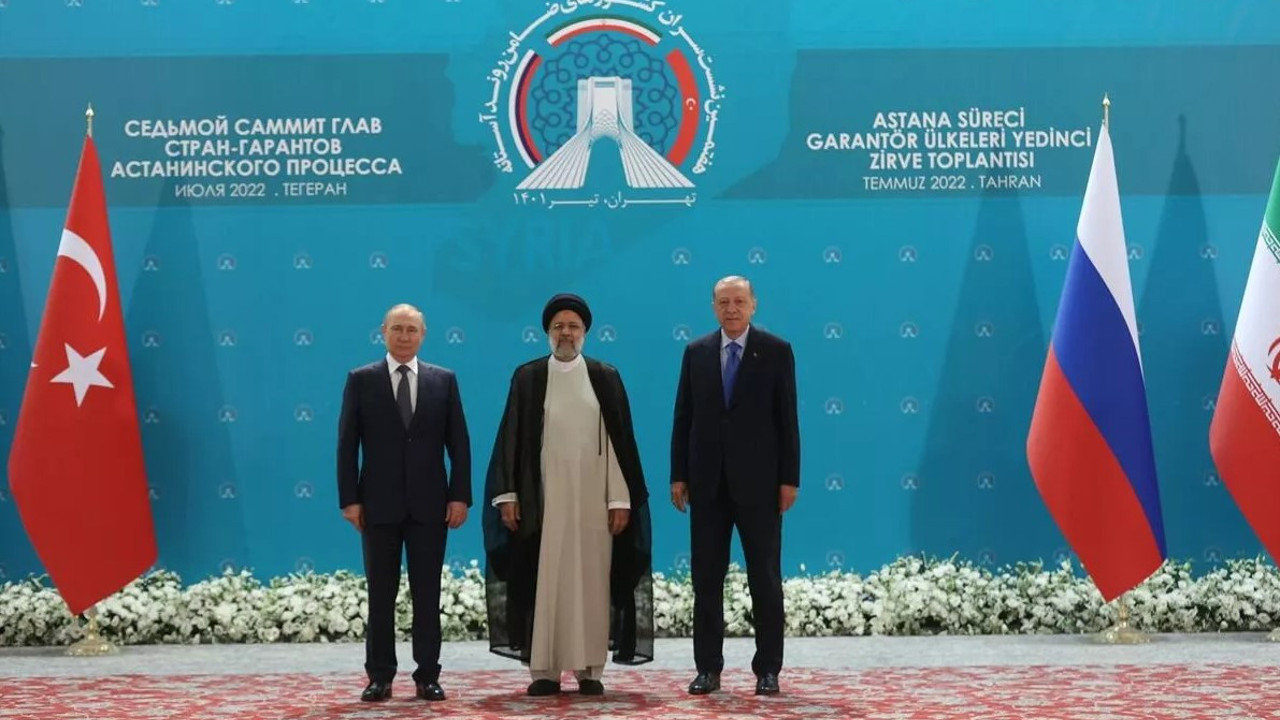 Tahran'daki Türkiye, Rusya ve İran'ın katıldığı üçlü zirvenin ardından önemli açıklamalar