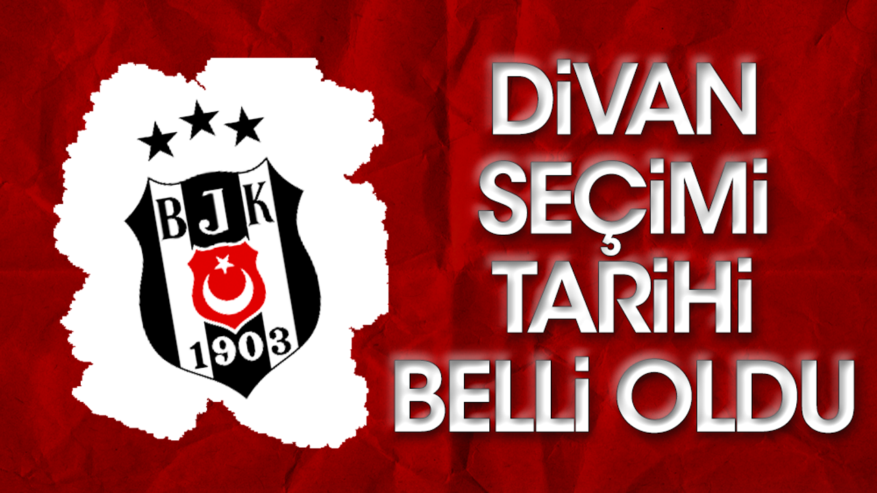 Beşiktaş'ta Divan seçiminde tarihi 17 Eylül olarak açıklandı. Yamantürk'e karşı Karadeniz