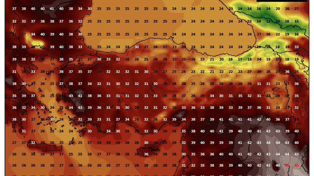 Güneşten kerteriz alan adam Kerem Ökten sıcaktan pişecek illeri açıkladı