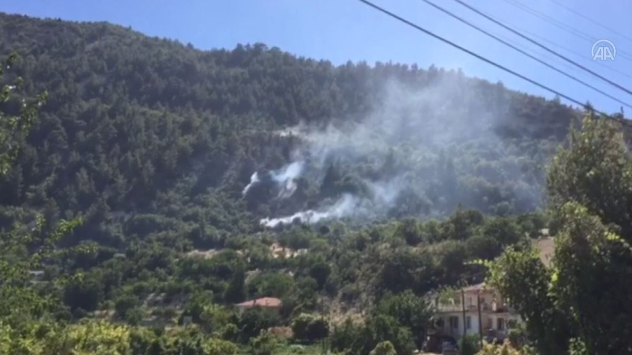 Karaman'da orman yangını