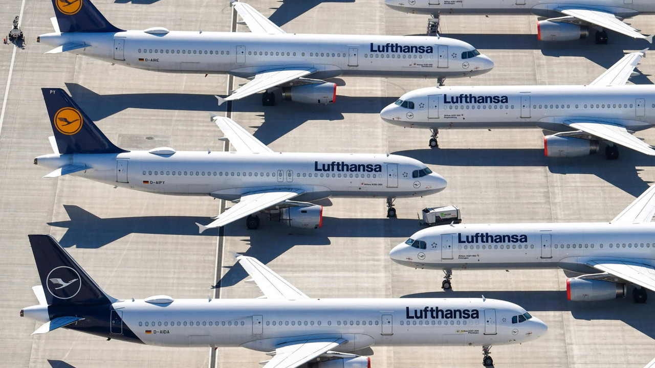 Lufthansa’daki uyarı grevi uçuşları vurdu. Binin üzerinde uçuş iptal edildi