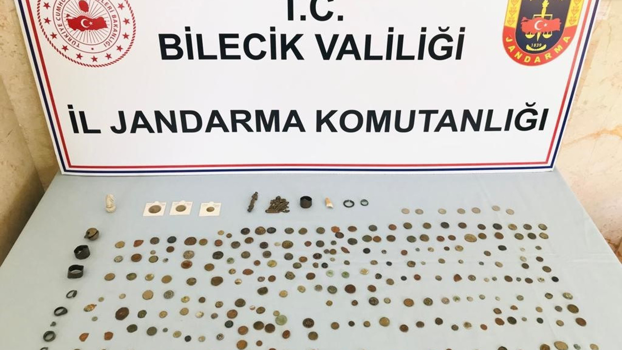Bilecik'te 262 adet sikke ele geçirildi