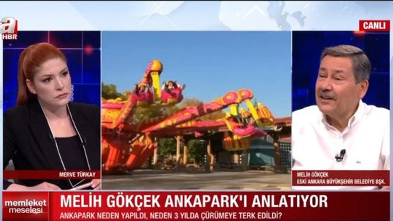 Melih Gökçek A Haber'de açıkladı. Ankapark'ın perişan olmasının tek sebebi o
