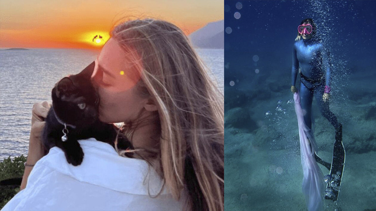 Dünya rekortmeni serbest dalıcımız Şahika Encümen'e Mısır'dan gelen misafir