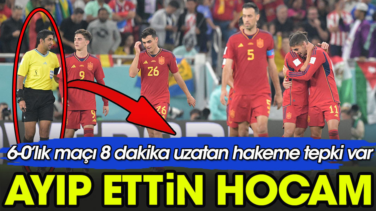 6-0'lık maça 8 dakika: Ayıp ettin hocam