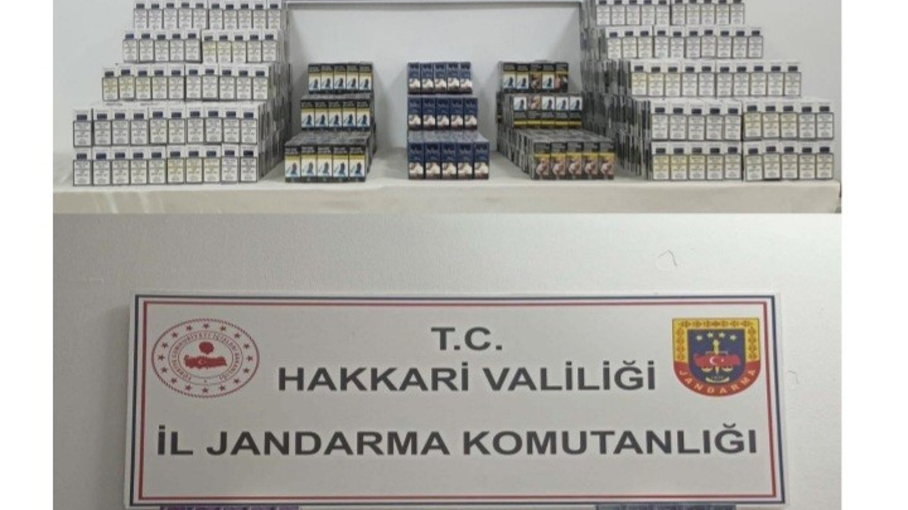 Hakkari’de 3 bin 951 paket kaçak sigara ele geçirildi