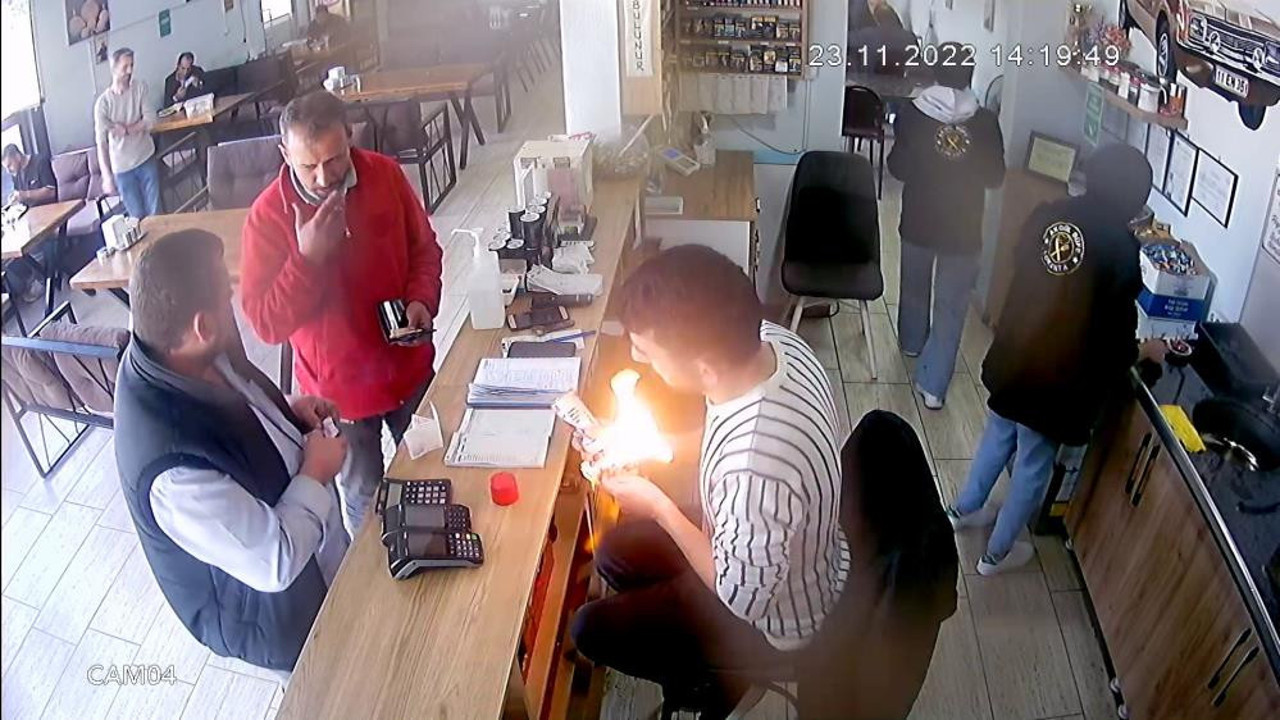 Çakmak bomba gibi patladı