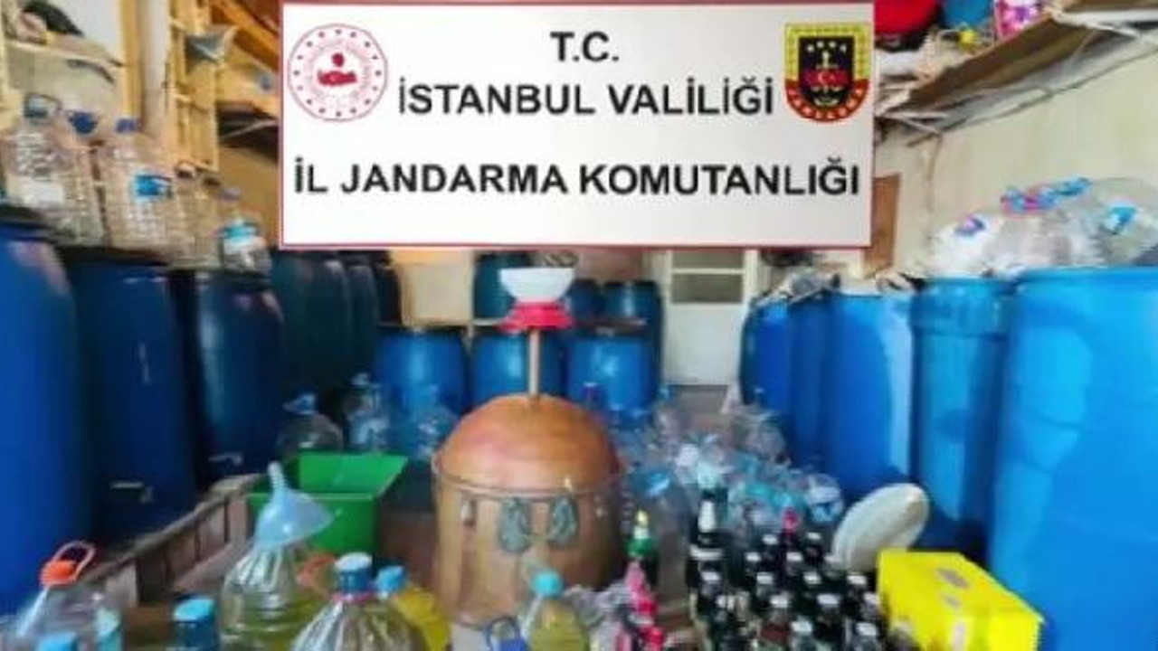 Jandarma'dan sahte içki operasyonu