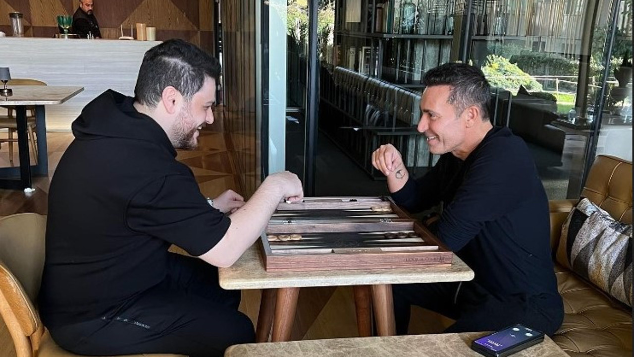 Mustafa Sandal'la tavla oynayan BTP lideri Hüseyin Baş: Adam kazandı...