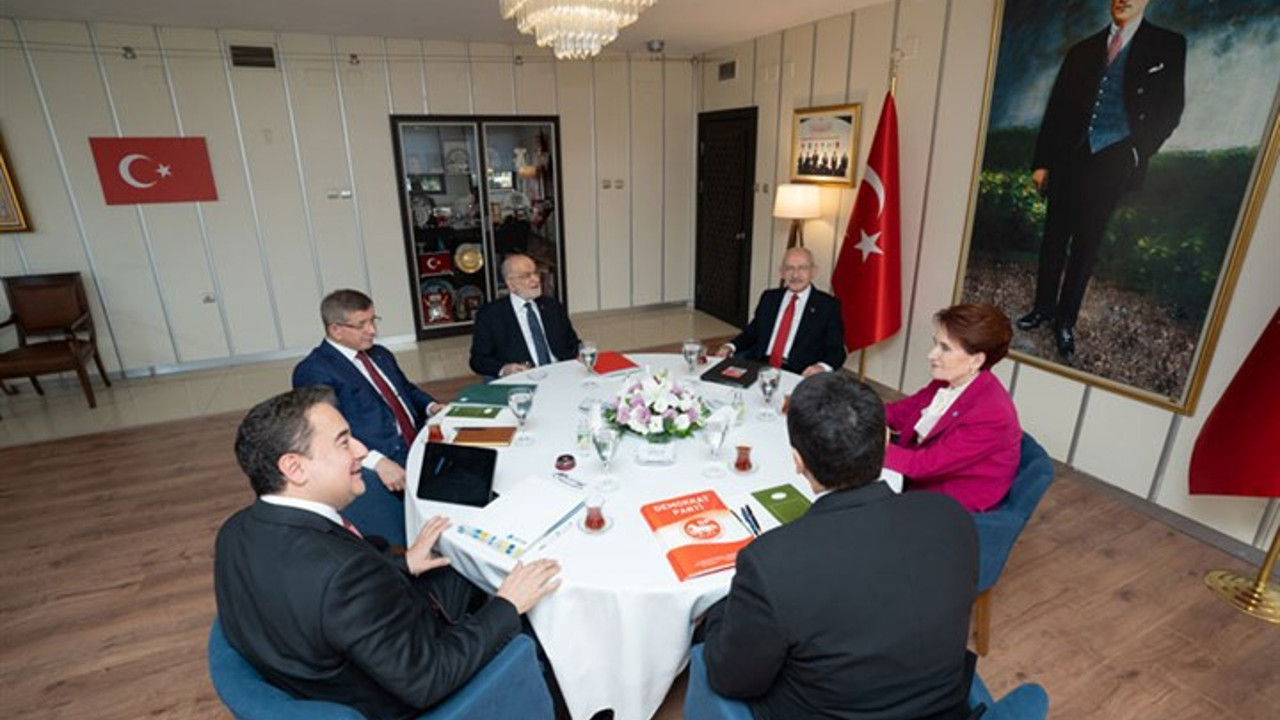 Altılı Masa toplantısı sonrası ortak açıklama