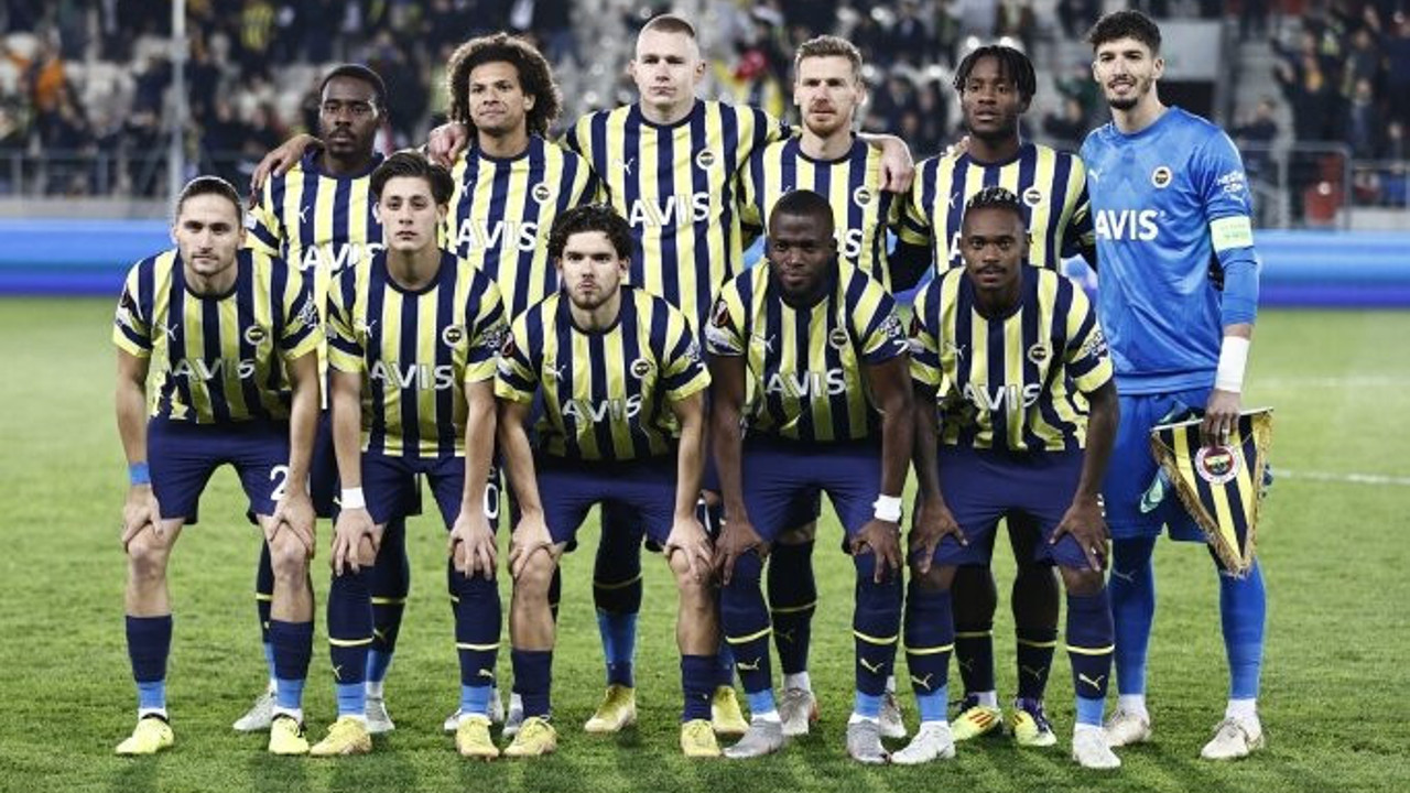 Fenerbahçe'nin ilk 11'i belli oldu