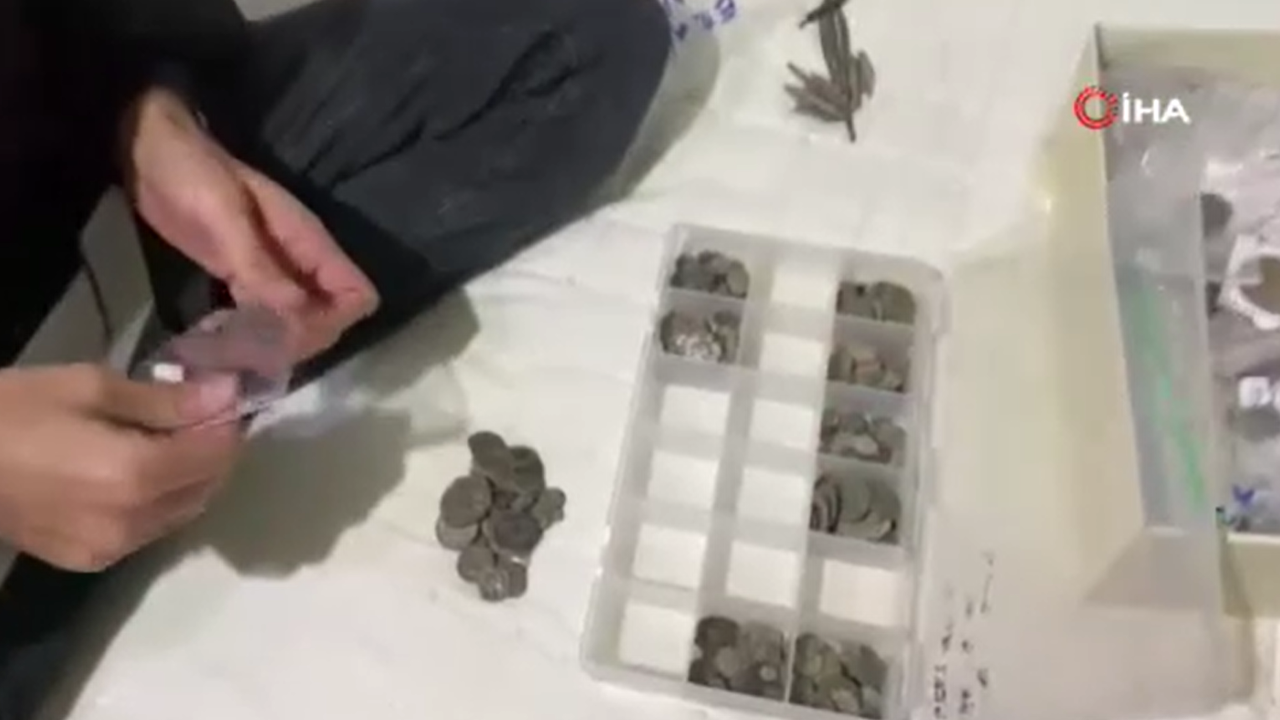 İstanbul'da 416 adet sikke ele geçirildi
