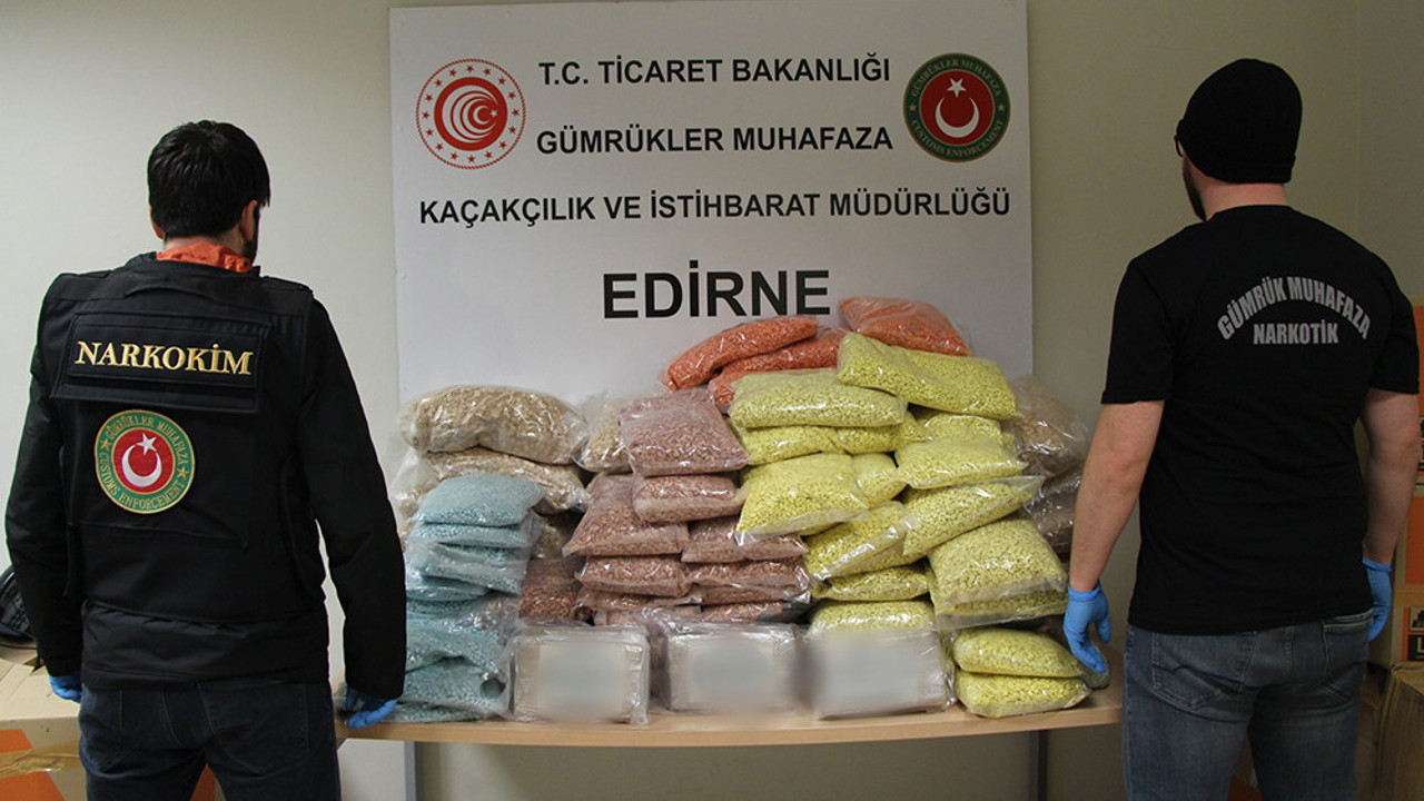 Kapıkule'de 442,7 kilo uyuşturucu ele geçirildi