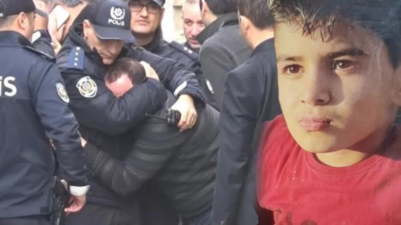 Kahreden olay! Babayı komiser sakinleştirmeye çalıştı