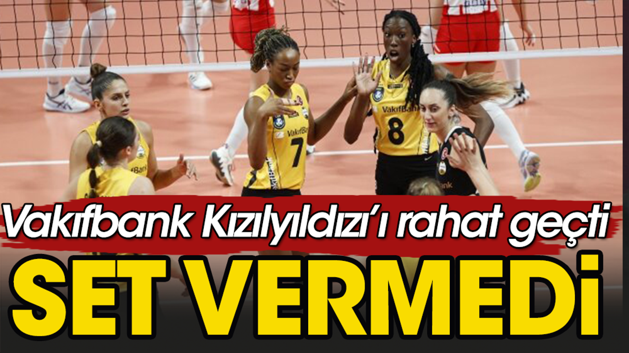 Vakıfbank Sırp ekibine acımadı