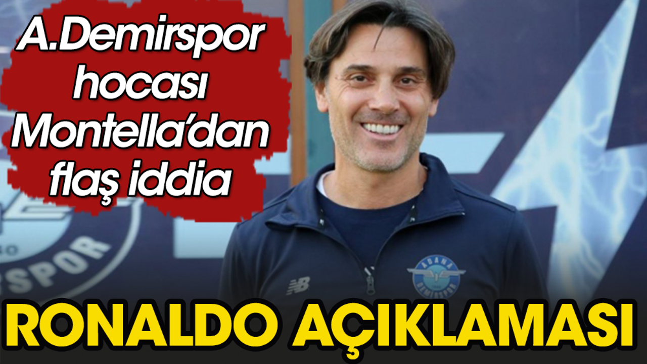 Adana Demirspor'dan Ronaldo açıklaması