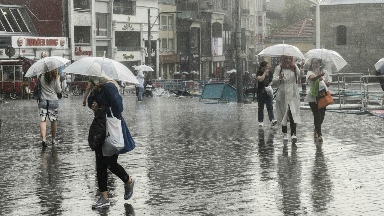Meteoroloji saat verip uyardı. İstanbul dahil çok sayıda ilde alarm