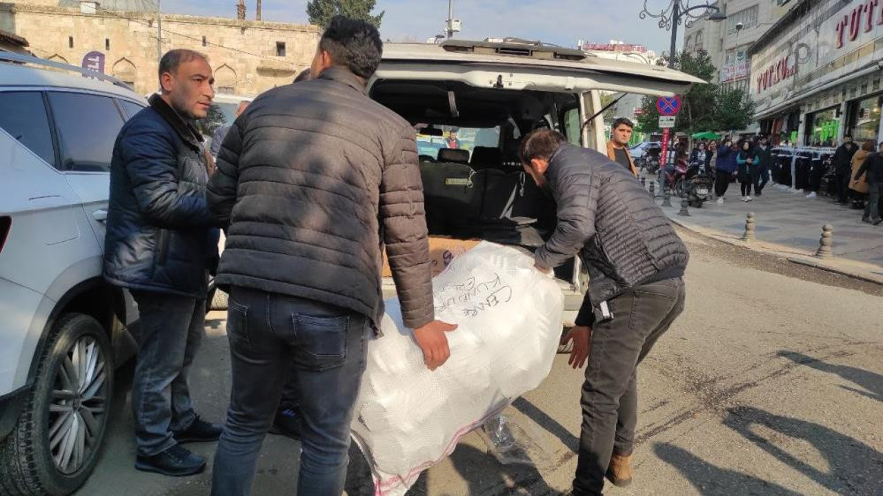 Çuvallarla toplandı. Şanlıurfa'da sahte ayakkabı operasyonu