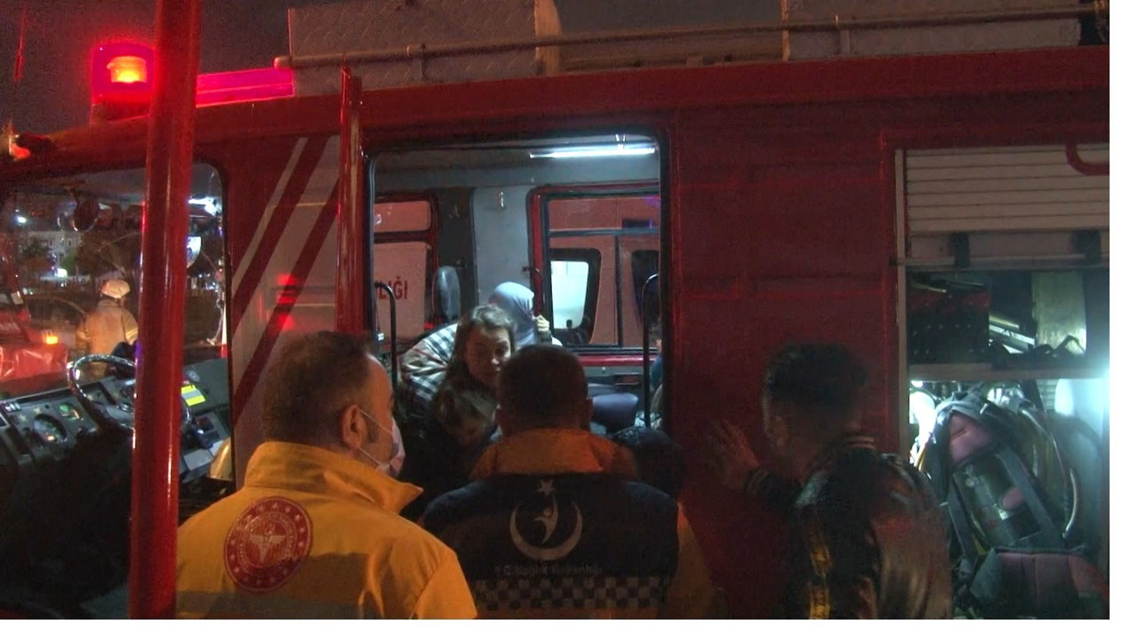 Altı katlı otelde yangın çıktı