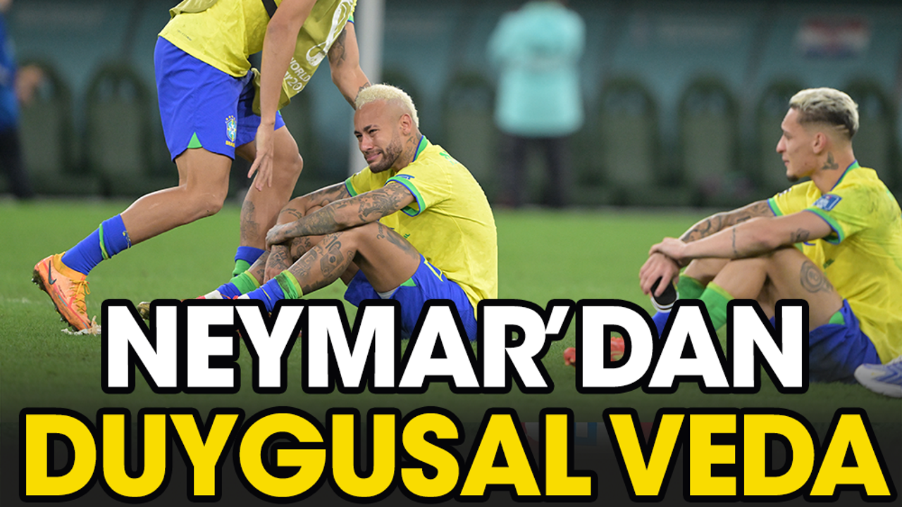 Neymar'dan duygusal veda