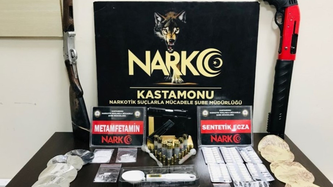 Kastamonu'da uyuşturucu operasyonu