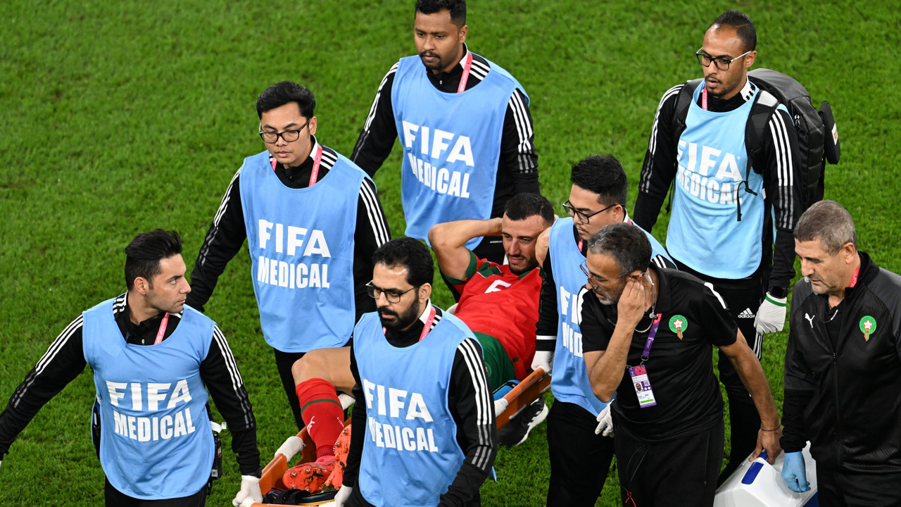 Portekiz-Fas maçında sakatlanmıştı. Saiss'in son durumu açıklandı