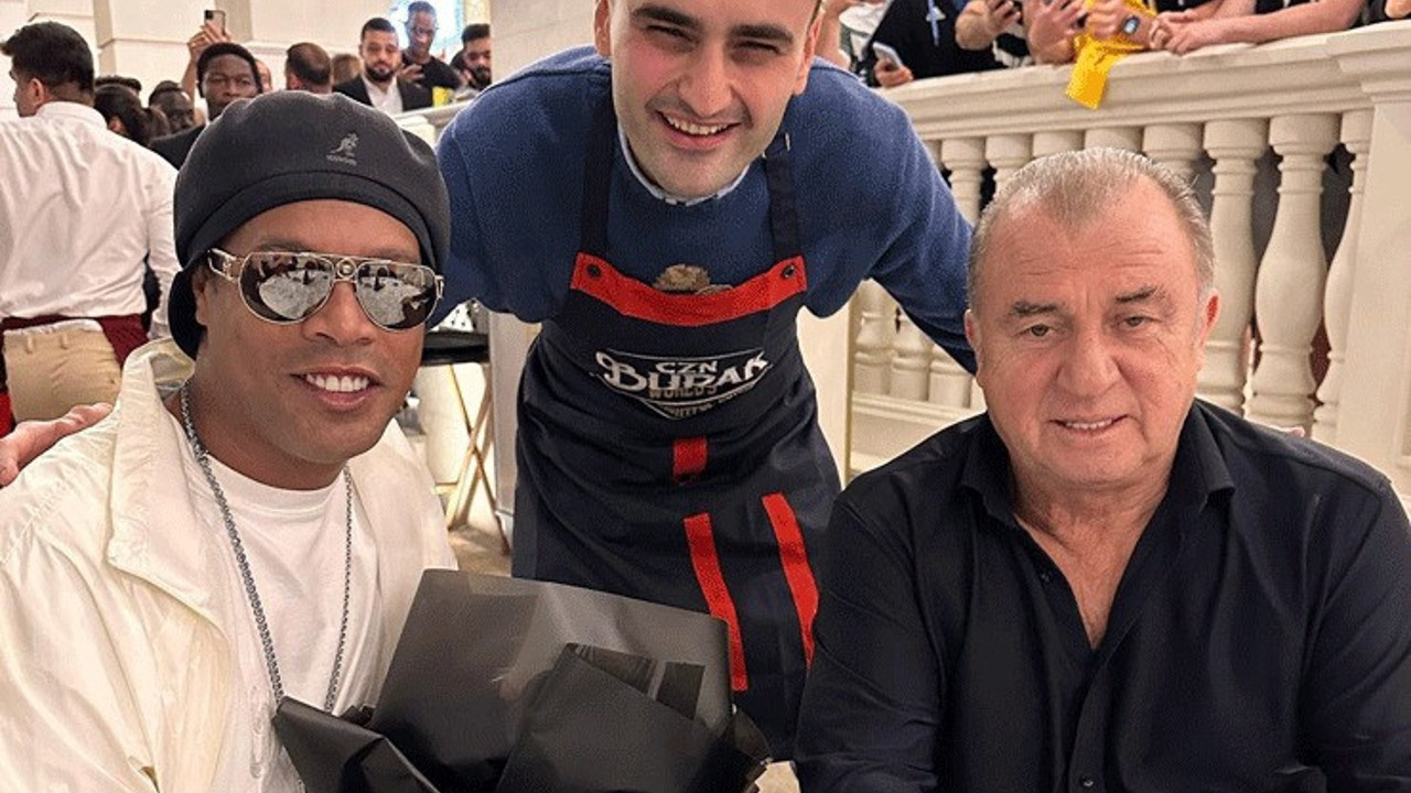 Fatih Terim Ronaldinho ile buluştu