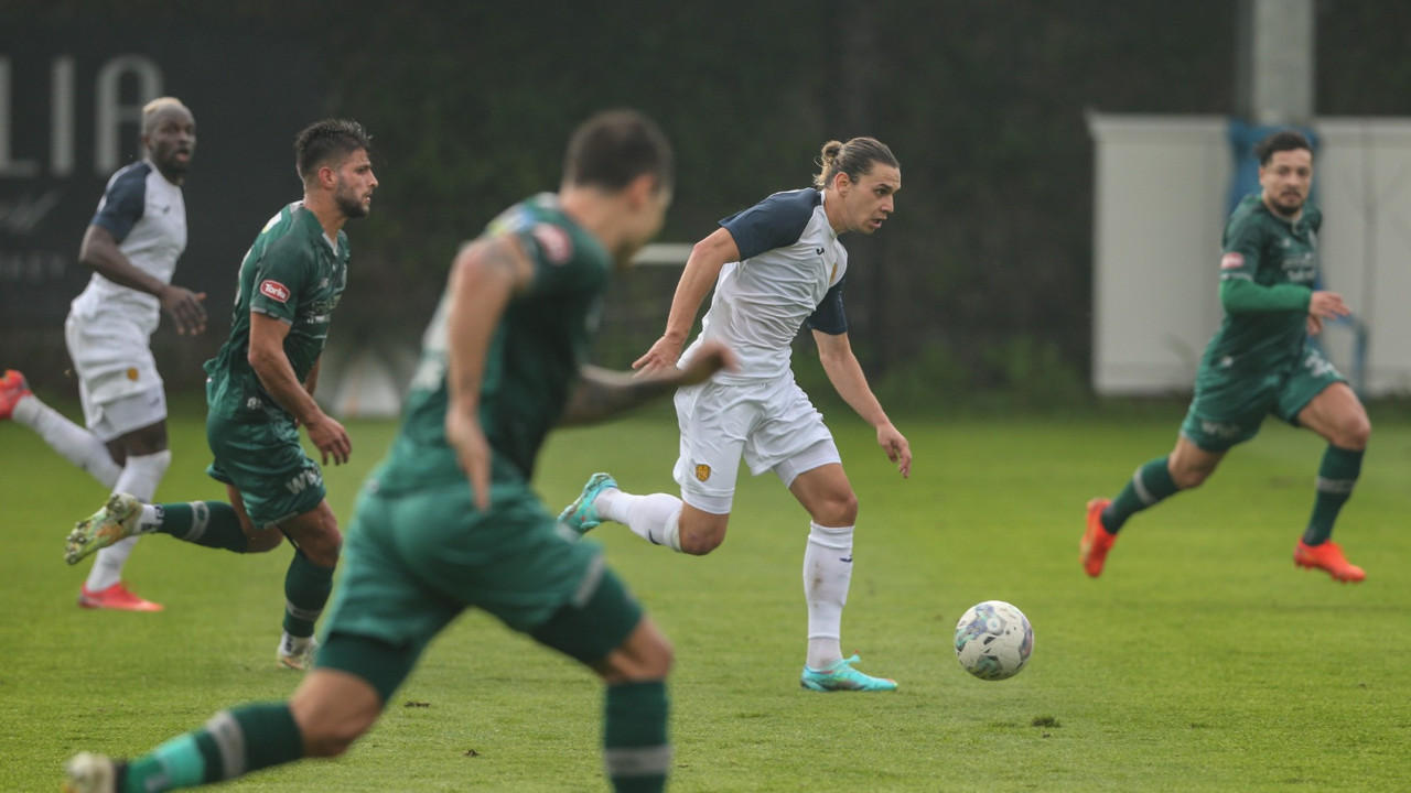 Konyaspor ile Ankaragücü arasında geçen kıran kırana maçta tek gol