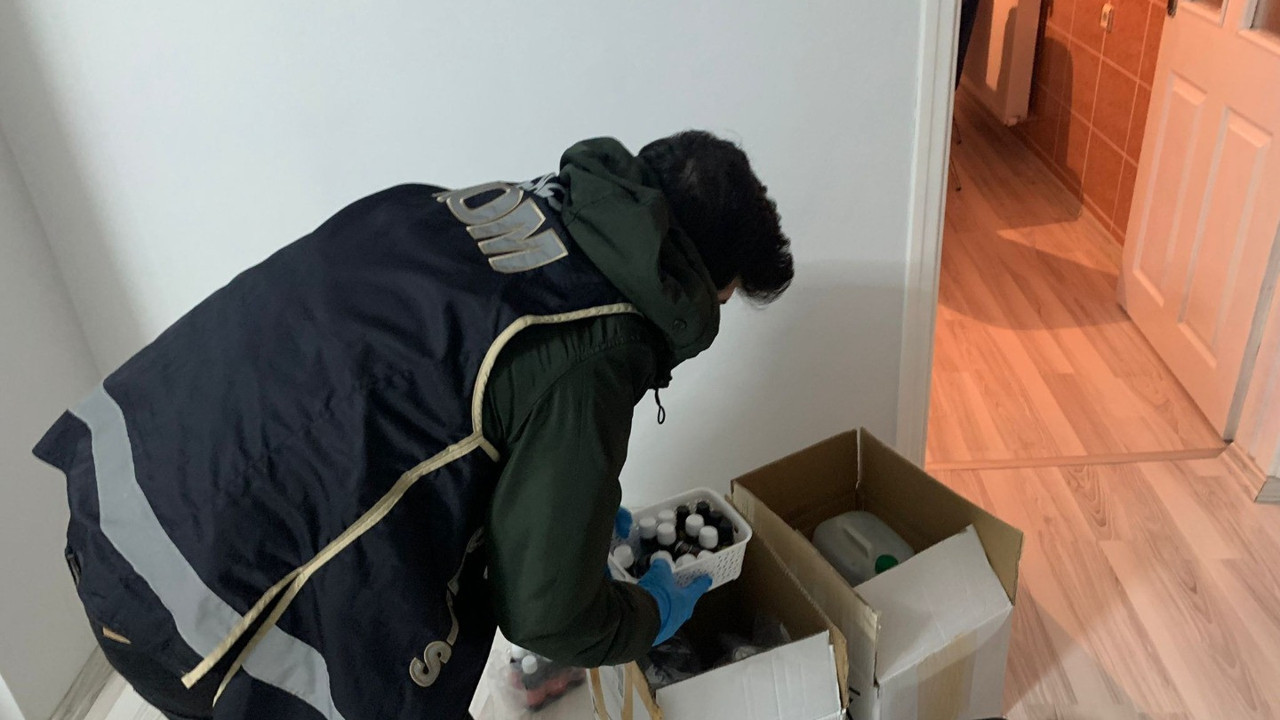 Elazığ’da sahte içki operasyonu