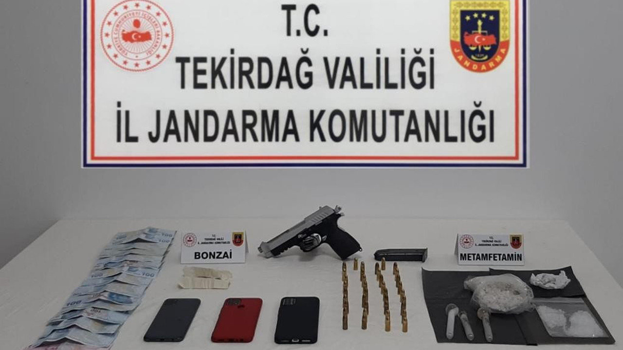Tekirdağ'da uyuşturucu operasyonu: 3 gözaltı