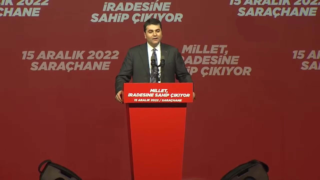 Gültekin Uysal Saraçhane'de konuştu: Her şeyi çalanlar sandığı da çalmaya karar verdi